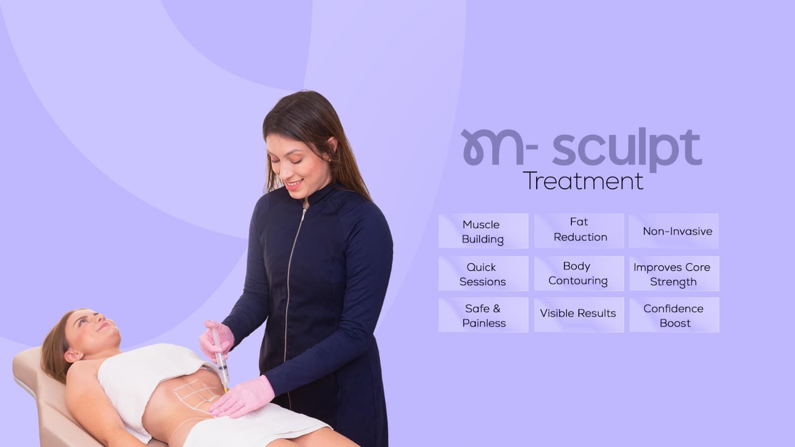 M-Sculpt treatment at AVSO